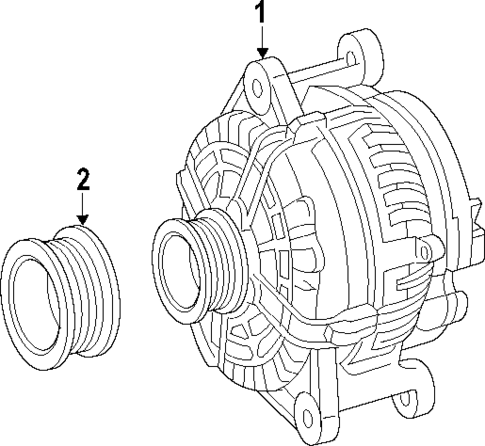 Alternator for 2008 Mercedes-Benz CLK 350 #0