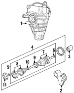 26056982 - Universals &amp; Rear Axle: Joint for GM Image