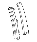72431S3MA01 - Body: Pillar Molding for Acura Image