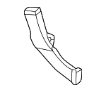 4B0857075 - Body: Lower Air Duct for Audi: A6, A6 Quattro, Allroad Quattro, S6 Image