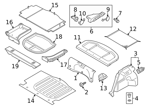 Interior Trim - Rear Body for 2014 Hyundai Elantra GT #0