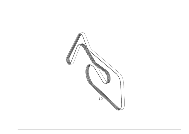 19939796 - Attachment Parts for Units: V-Ribbed Belt for Mercedes-Benz: SLS AMG Image