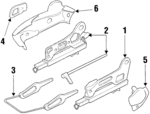 16818102 - Body: Seat Adjuster for Pontiac: Grand Prix Image