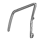 84493623 - Body: Run Weather-strip for Chevrolet: Silverado 2500 HD, Silverado 3500 HD | GMC: Sierra 2500 HD, Sierra 3500 HD Image