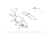 1768202800 - : Parts Kit, Wiper Blade for Mercedes-Benz Image