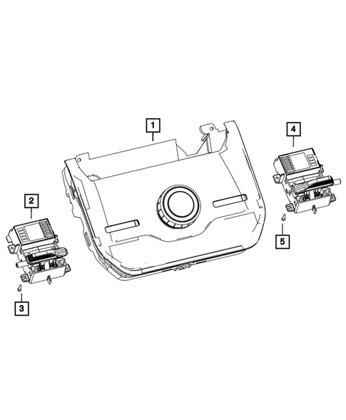 Gearshift Controls and Related Parts for 2022 Jeep Wagoneer #4