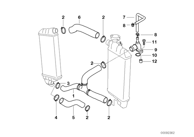 7129952115 - : Hose Clamp for BMW-Motorrad Image