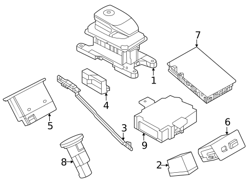 Electrical Components for 2023 Nissan ARIYA #1