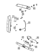 68014985AA - : Tail Stop Turn Sidemarker Lamp, Right for Mopar Image