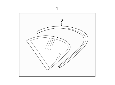 Glass & Hardware for 2018 Porsche Cayenne #0