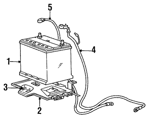 Battery for 1995 Hyundai Sonata #0