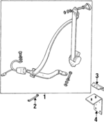 395252 - : Front Belt Assembly Bracket for Land-Rover Image