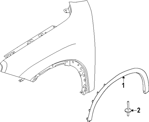 Exterior Trim - Fender for 2025 Mini Countryman #0