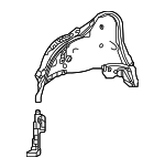 6160806090 - Body: Inner Wheelhouse for Toyota Image