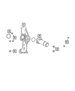 68444751AA - Cooling: Hex Flange Head Bolt for Mopar Image