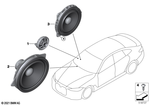 65135A12336 - : Woofer for BMW Image