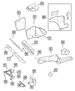 4798084AC - : Sill Panel, Right for Mopar Image