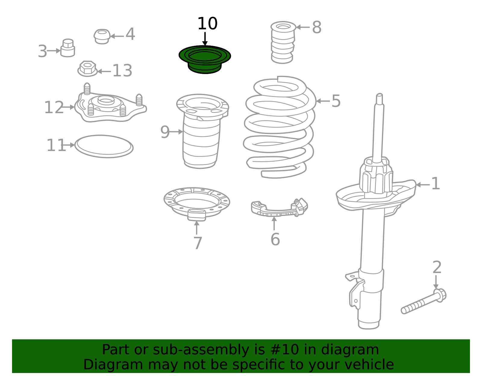 2026 Honda Passport Spring Seat 51688-T90-A03 | Honda Factory Parts