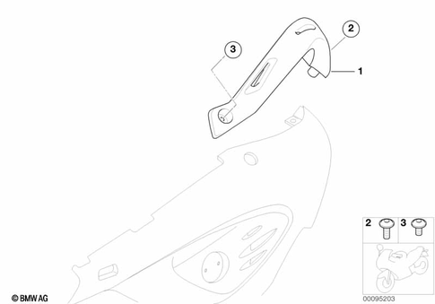Grab Handles for 2003 BMW-Motorrad F 650 CS #0