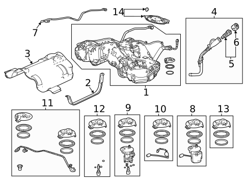 Fuel System Components for 2025 Acura TLX #0