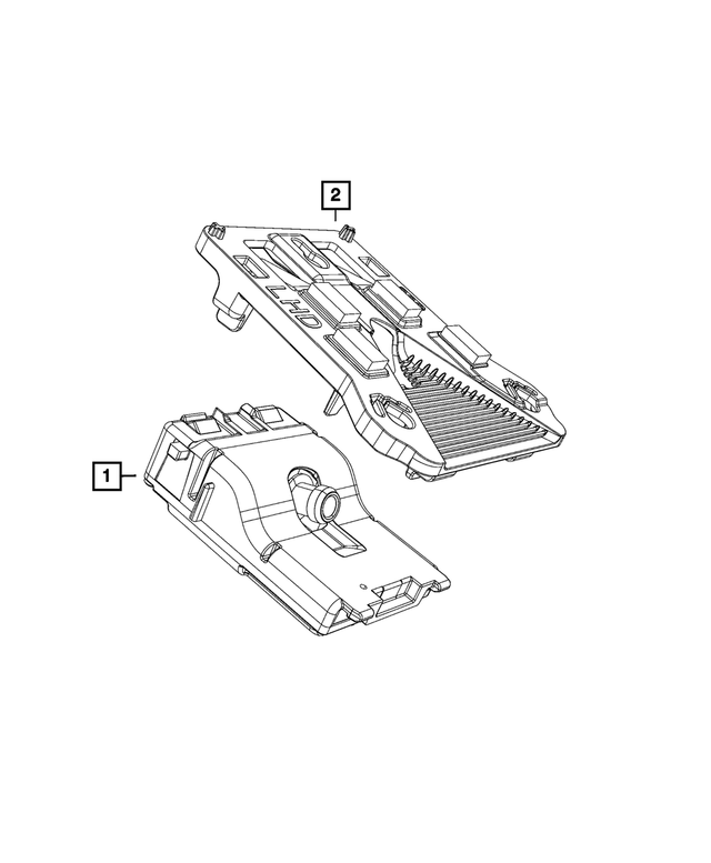 4672597AA - Electrical: Camera Bracket for Mopar Image