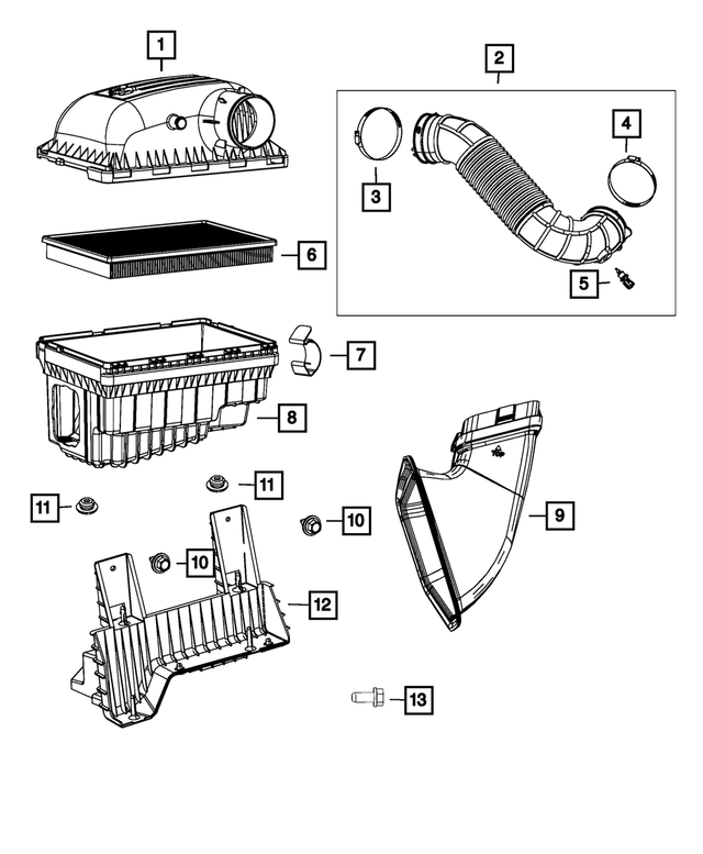 6506971AA - Fuel: Hex Flange Head Tapping Screw &amp; Washer for Mopar Image image