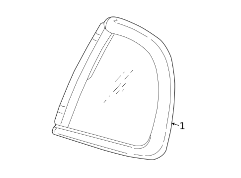 Glass & Hardware for 2000 Chevrolet Monte Carlo #0