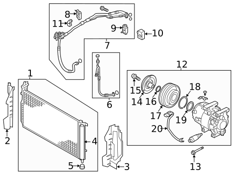 Switches & Sensors for 2012 Hyundai Azera #0