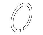 976483K120 - HVAC: Pulley Snap Ring for Hyundai Image