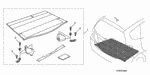 9390124280 - Accessory Components: SCREW, TAPPING (4X10) for Honda Image