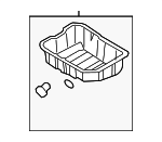 215102G500 - Engine: Oil Pan for Kia: Forte, Forte Koup, Optima, Rondo, Sorento, Sportage Image