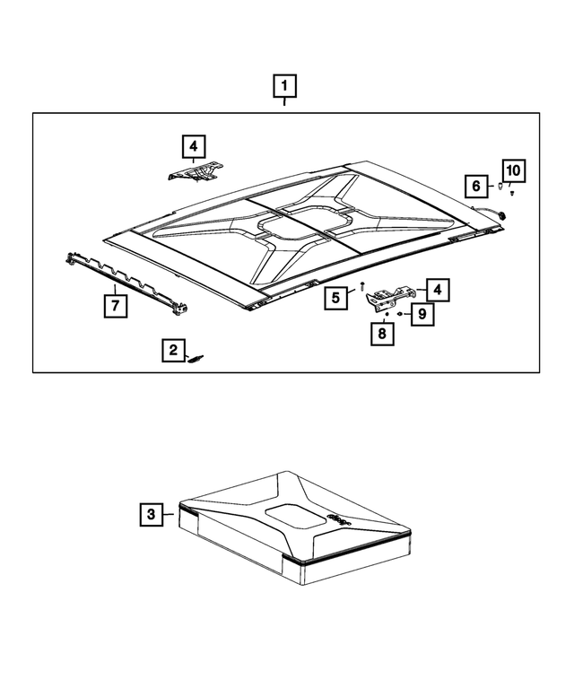 6107132AA - Body Sheet Metal Except Doors: Hex Head Bolt And Washer for Mopar Image
