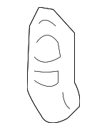 663830E010 - Body: Tow Hook Bracket for Lexus Image