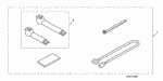 8V03SDA100R1 - Accessory Components: SET, HARNESS COVER for Honda Image image