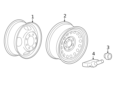 Wheels for 2017 GMC Sierra 2500 HD #1