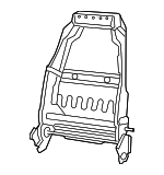 68088755AB - Body: Seat Back Frame for Mopar Image