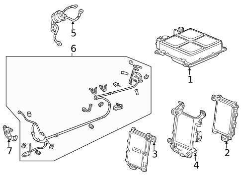 Electrical Components for 2020 Acura RLX #4