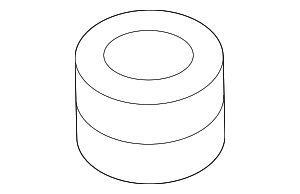 8K0201840C - Fuel System: Mount Bracket Insulator for Audi Image