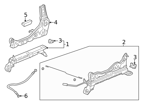Tracks & Components for 1996 Honda Civic #0