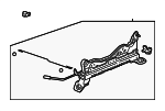 81270S04J12 - Body: Seat Track for Honda: Civic Image