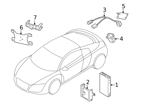 Electrical Components for 2015 Audi R8 #1