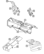 5160241AA - Exhaust: Silencer Clip for Mopar Image