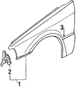 B09450681 - : Molding for Mazda: 323 Image