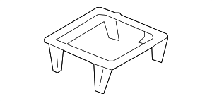 51169399769 - Body: Automatic Transmission Shift Cover Plate Bracket for BMW: X5, X6, X7, XM Image