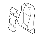 7107348G20B1 - Body: 2021-2024 Toyota Venza - Seat Back Cover for Toyota: Venza Image