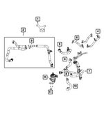 68516309AA - Cooling: 3 Way Connector for Mopar Image