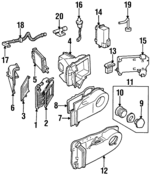 19153682 - HVAC: HVAC Blower Motor for GM Image