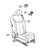 1HM07HL1AD - Restraints: Seat Belt Cover, Left for Mopar Image