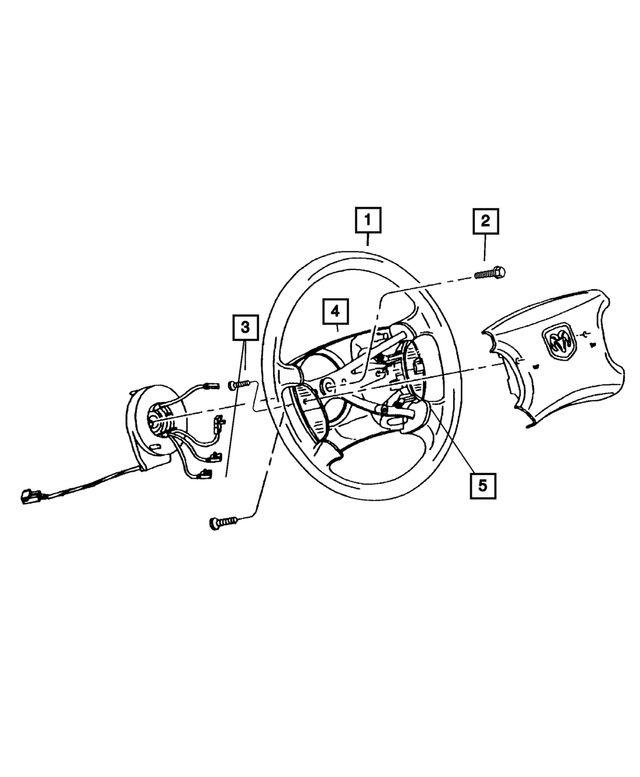 YV251J8AD - Steering: Steering Wheel for Mopar Image image