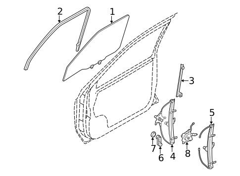 Rear Door for 2002 Nissan Pathfinder #0